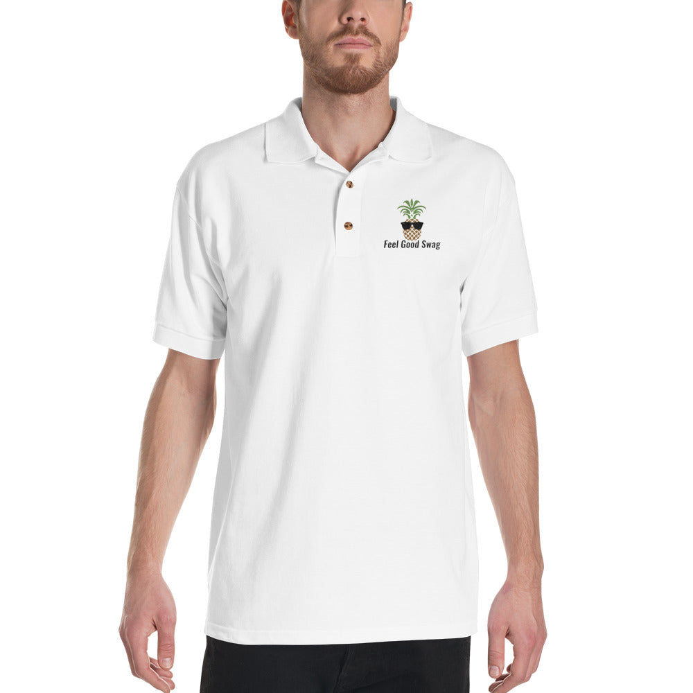 FGS Black Logo on White & Grey Polo Shirts