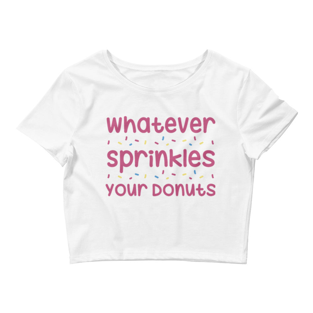 Sprinkles Your Donuts Crop Top