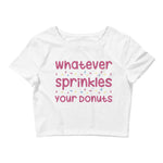 Sprinkles Your Donuts Crop Top