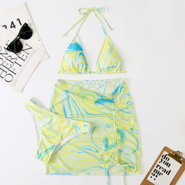 Retro Renegade 3 Piece Bikini Set