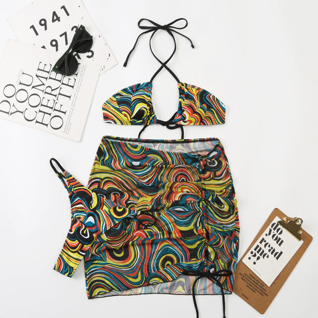 Retro Renegade 3 Piece Bikini Set