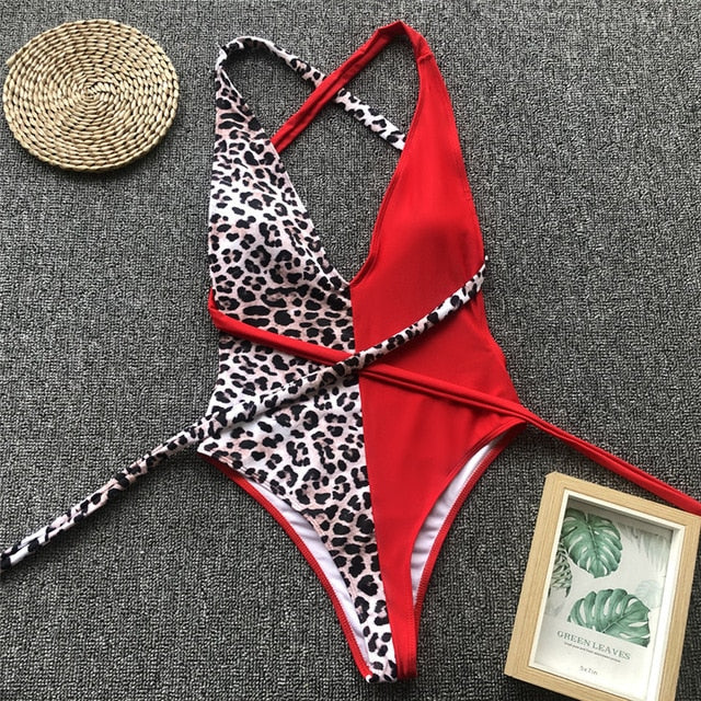 Leopard Goddess One Piece & Cover Up